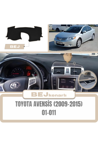 A3D TORPİDO KORUMA Toyota Avensis T270 (2009-2015) Dashboard Protection Prote...