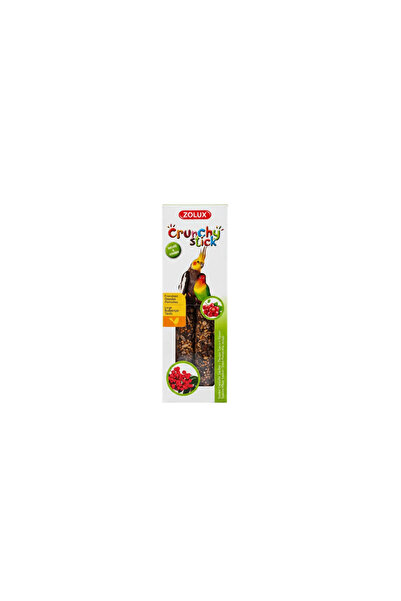 Zolux Crunchy Stick for Large Parrots with Currants and Rowan Berries (115 gr...