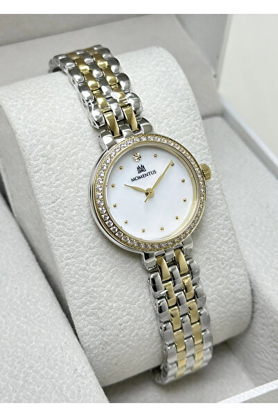 Momentus Orijinal 2 Yıl Garantili Çelik Kordon Su Geçirmez Kadın Kol Saati IL...