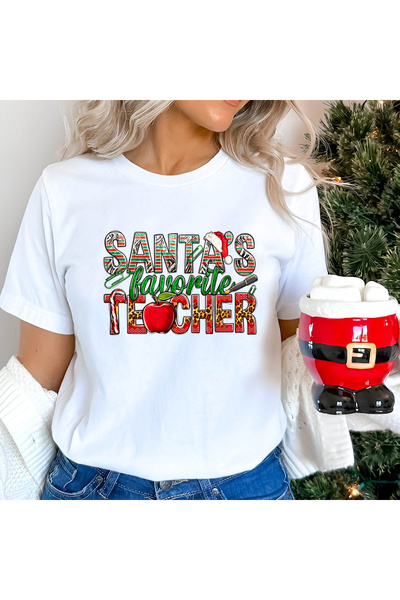 Kartier Tricou Dama Alb Favorite Teacher