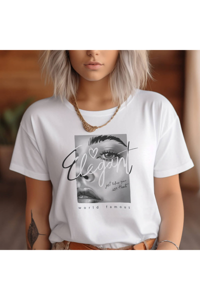 Kartier Tricou Dama Alb Elegant