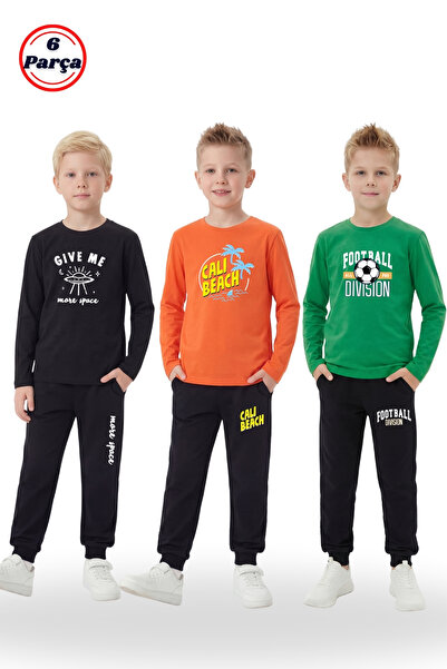 FYK COLLECTİON Σετ αθλητικής φόρμας 3 τεμαχίων για αγόρια – Φούτερ και παντελ...