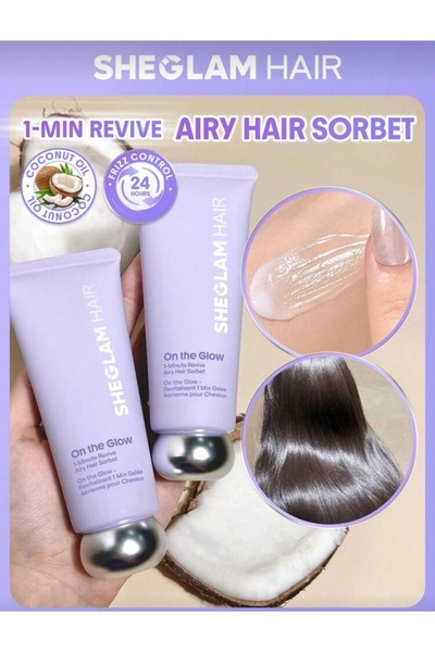 SHEGLAM hair on the glow 1 min airy hair sorbet