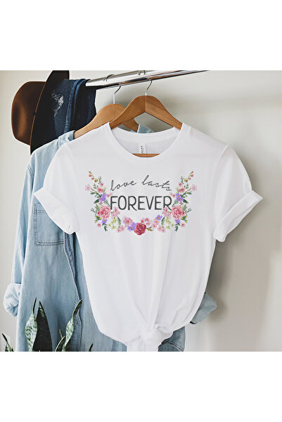 Kartier Tricou Dama Alb Love Lasts Forever