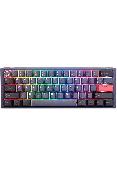 Ducky One 3 Mini LED RGB pentru gaming Cosmic Blue - MX-Silent-Roșu