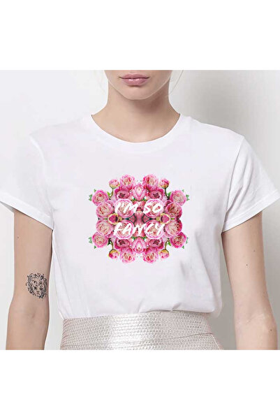 Kartier Women's White T-Shirt So Fancy