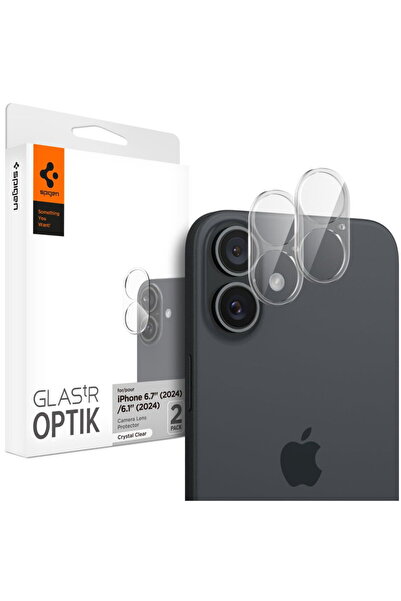 Spigen Camera Film for iPhone 16 / iPhone 16 Plus (set 2) - Glas.tR Optik - C...