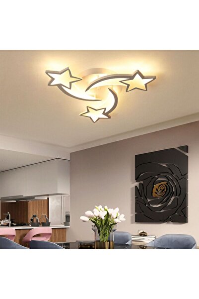 proled Super Star LED Chandelier 84W, 3 Arms with Remote Control, Adjustable ...