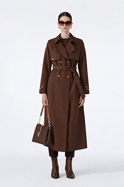 Zühre Zincir Detaylı Trenç 13560