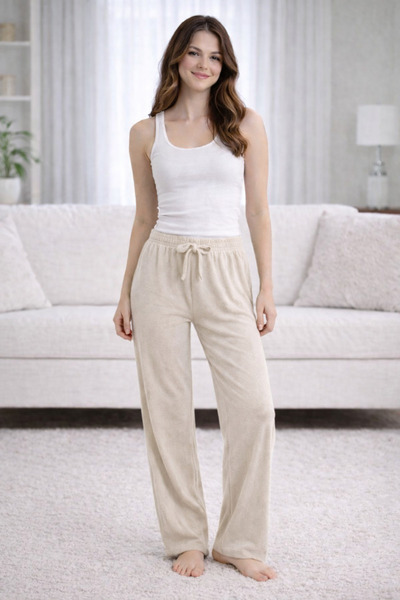 WE&ME Women's Casual Home & Daily Pants – Soft Texture, Comfortable Fit, No P...