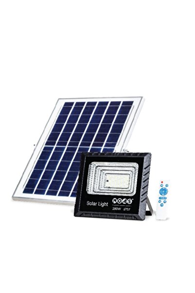 Noas 200W Solar LED Projektör, Beyaz Işık (YL71-0201-S)