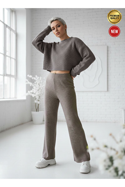 Teenage Millionaire Women's Light Mink Knitwear Trousers Single Bottom S-M-L ...