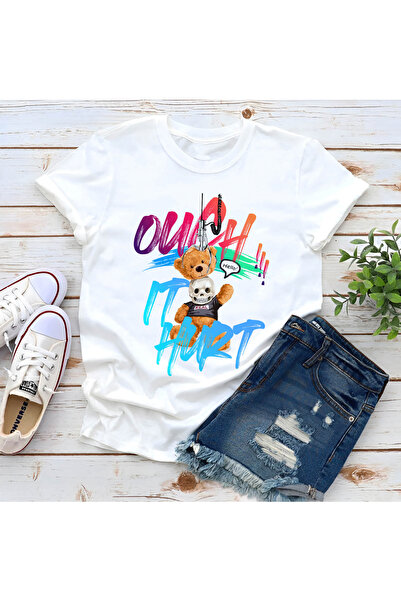 Kartier Tricou Dama Alb It Hurt