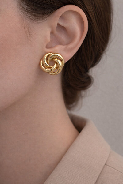 Girift Vintage Yunh Gold Earring Set