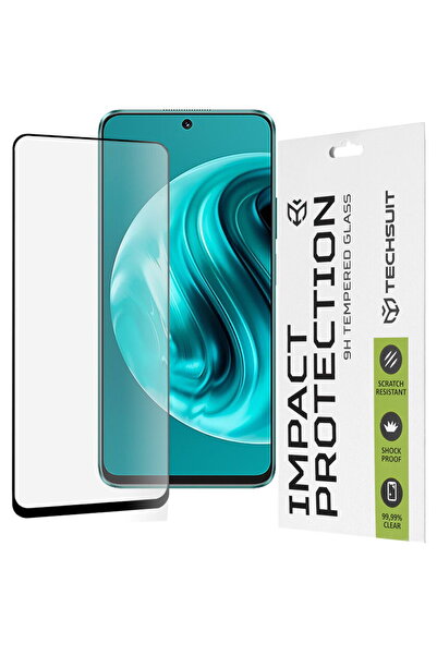 Techsuit 111D Full Cover / Full Glue Glass pentru Huawei nova 12i - Negru