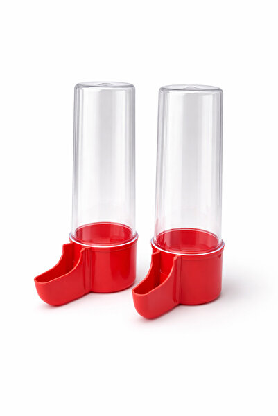 Papağanhane 100 ML İkili Kuş Suluğu Kırmızı | Muhabbet Kanarya Forpus Cennet ...