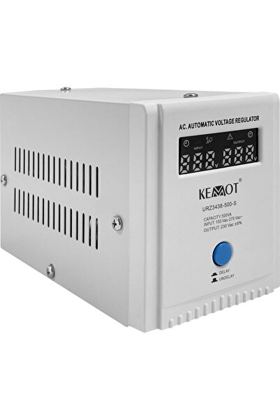 Kemot URZ3438-500-S, 500VA/350W, 230 V, 2x Schuko, Alb