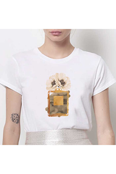 Kartier Tricou Dama Alb Perfume Bottle