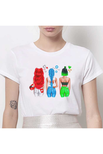 Kartier Tricou Dama Alb Influencers