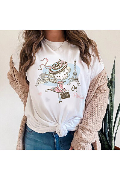 Kartier Tricou Dama Alb Cute Girl
