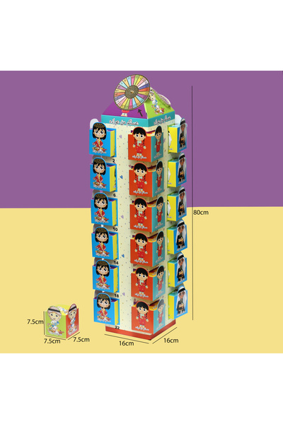 Generic ستاند توزيعات العيد مزود بعجلة حظ