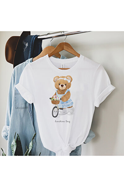 Kartier Tricou Dama Alb Sunshine Day