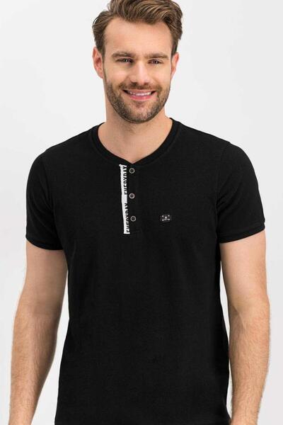 Arnetta 632 Everyday Men's Buttoned Collar Short Sleeve Pajama Set