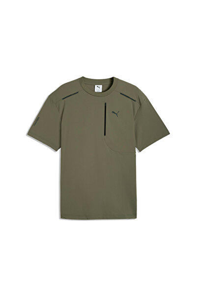 Puma Pumatech Relaxed Pocket Tee Men's Casual T-Shirt 63441381 Green