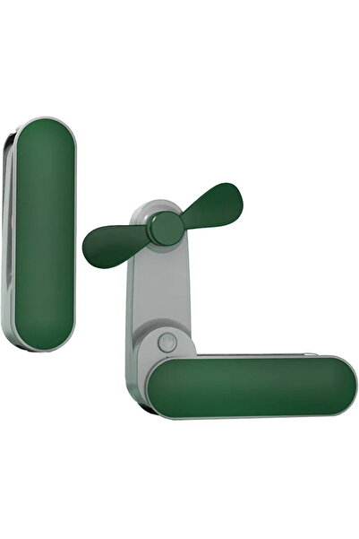 Techsuit Portable Fan, 1200mAh - (TF1) Green