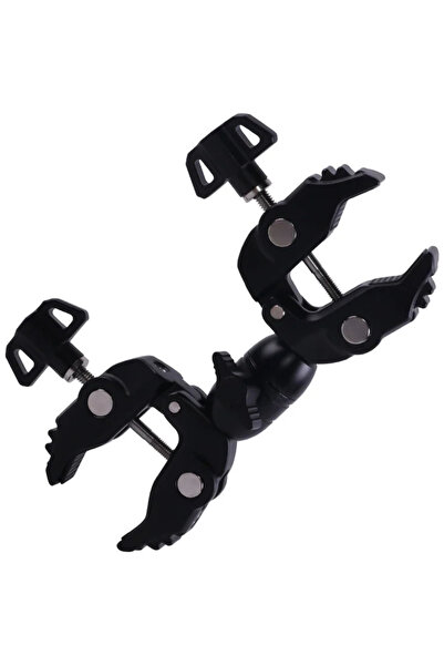 Hurtel Suport cu clemă dublă pentru cameră - negru