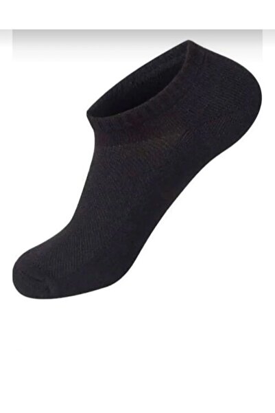 MAB 10 Pairs of Unisex (Black + White) High Quality Economical Cotton Booties...