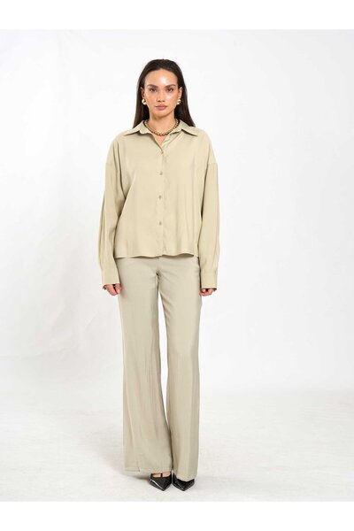 Coral 080798 Basic Shirt Light Green