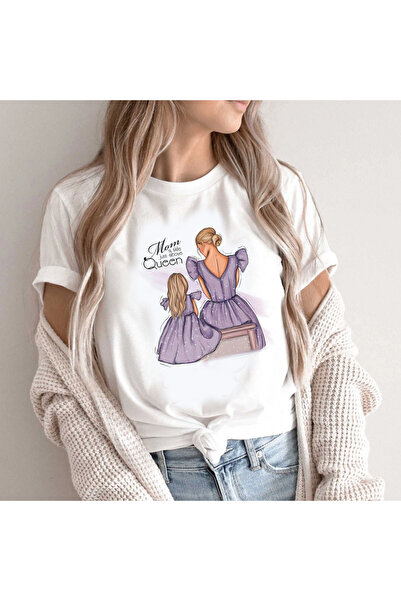 Kartier Tricou Dama Alb Mom Queen