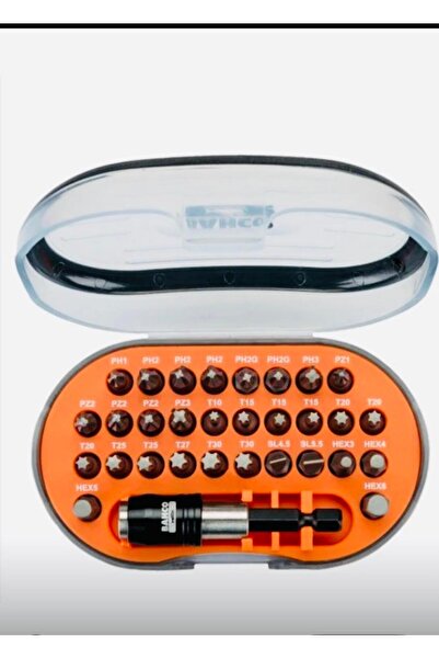 Bahco Made in Sweden 60t/31-1 Bits (Ph, Pz, Tx, Insex, Sp) 31 Pieces