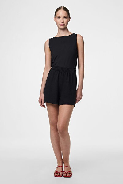 PIECES Women's High Waist Elastic Regular Fit Sort