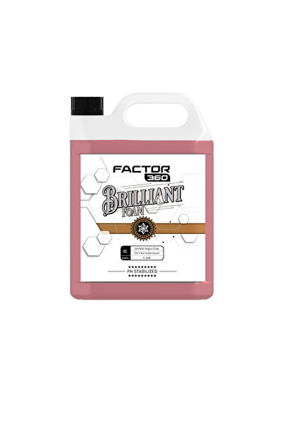 Factor360 Brilliant Foam pH Nötr Kostiksiz Oto Yıkama Köpüğü Oto Şampuan 5 L