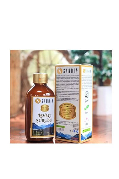 Sandia Isveç Şurubu 250 gr ELMA SİRKELİ İSVEÇ İKSİRİ