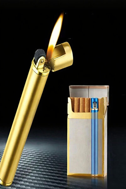 NOVA SALES Lüks Model filtre Boyutunda Kapaklı Çelik Çakmak