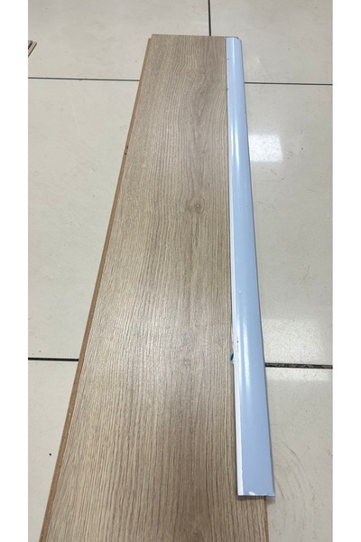 PELI Alüminyum Kapı Eşiği – Parke Geçiş Çıtası (gri) 85cm