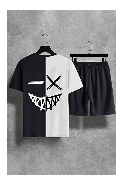 PENTHİLUS Unisex Panama Printed Bottom Top Set