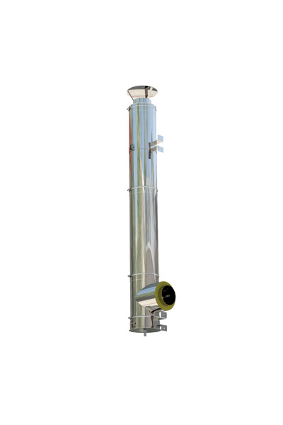 Rogher Sistem cos fum inox izolat, diam int 160 mm , ext 260 mm, H=5M