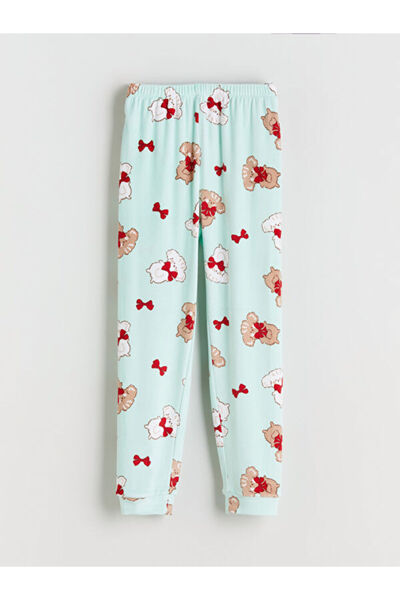 LC Waikiki Rmz Gi̇yi̇m Farkiyla Girls' Pajama Bottoms with Waist Drawstring