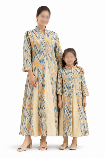 RONZA جلابيه قطن ام وبنت