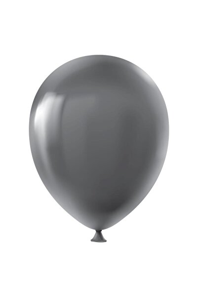 Hilal Ticaret Kika Pastel Balloons Unprinted 100-Pack Black