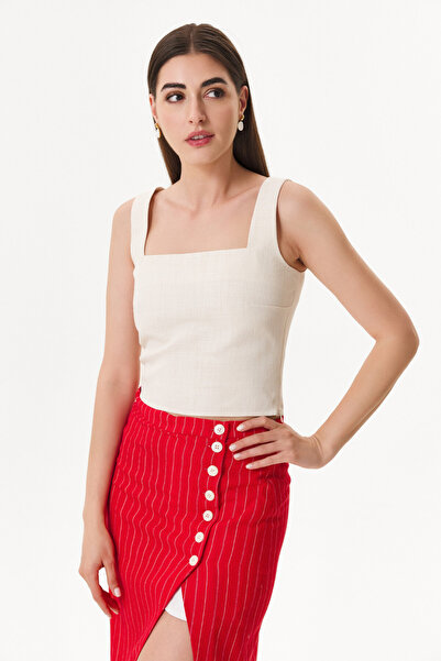 EMA\T Linen Blend Top