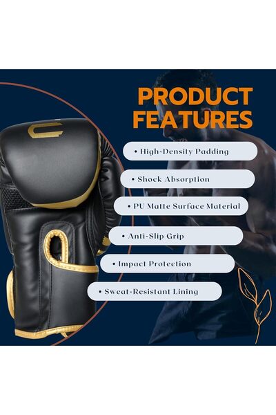 Maanys قفازات ملاكمة للرجال والنساء | قفازات تدريب ومبارزة احترافية