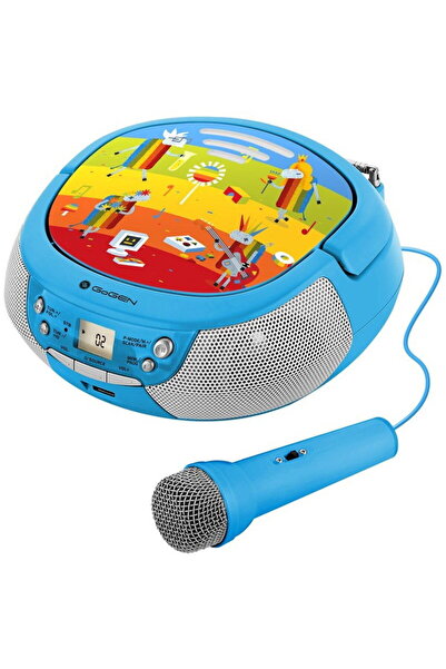 Gogen Children's CD radio DECKO B, 2 x 0.8 W, Bluetooth, karaoke, microphone,...