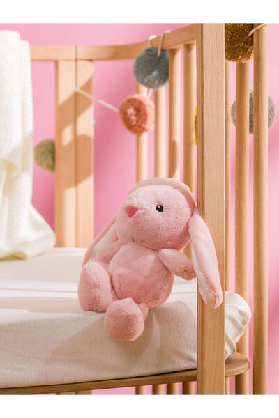 LC Waikiki RMZ GİYİM FARKIYLA وسادة أطفال من القطيفة على شكل أرنب 23 سم