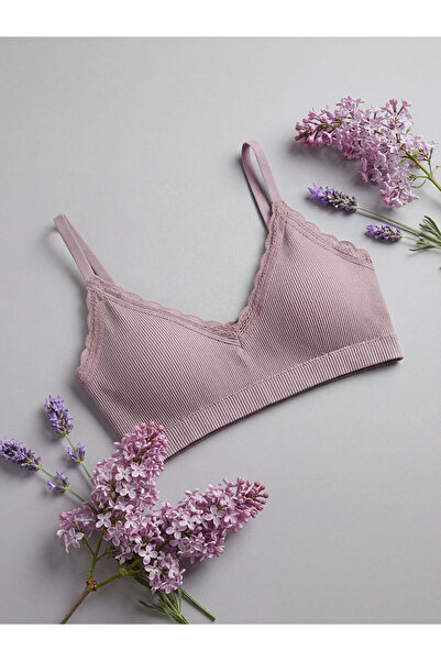 LC Waikiki Sparkling Choices Without Underwire Unfilled Flat Triangle Bra fro...