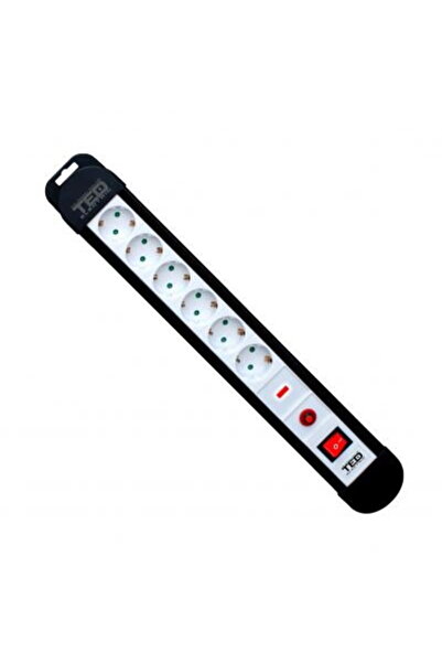 TED Electric Extension Cord with Protection 6 Sockets, 3 x 1.5mm 3 meters